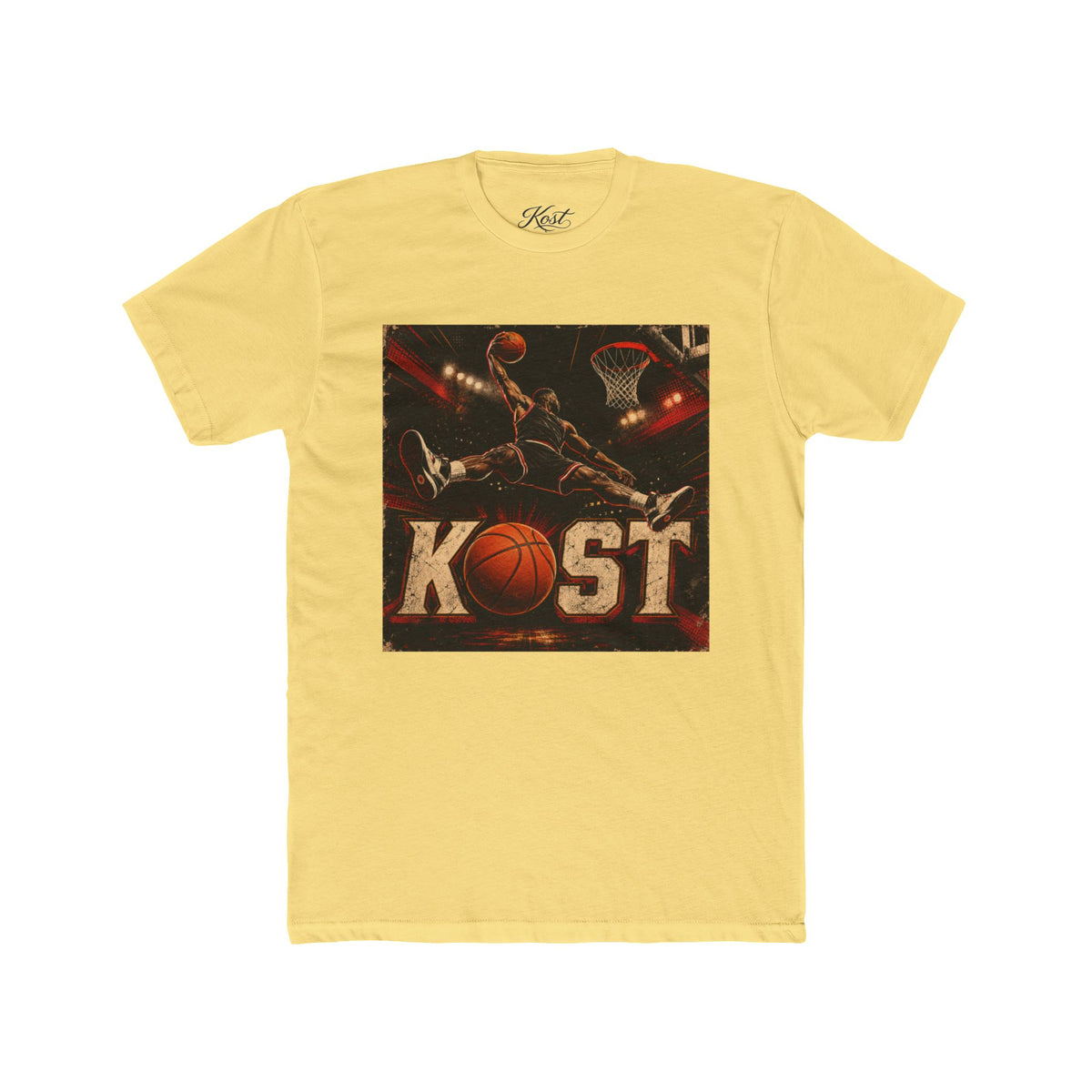 Basketball KOST Graphic Tee – Slam Dunk Court Design