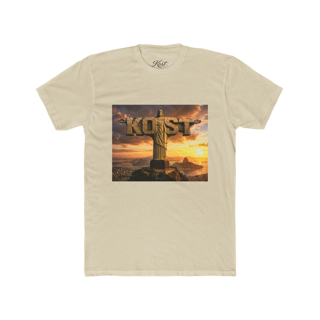 Christ the Redeemer Sunset T-Shirt – KOST Scripture Graphic Tee
