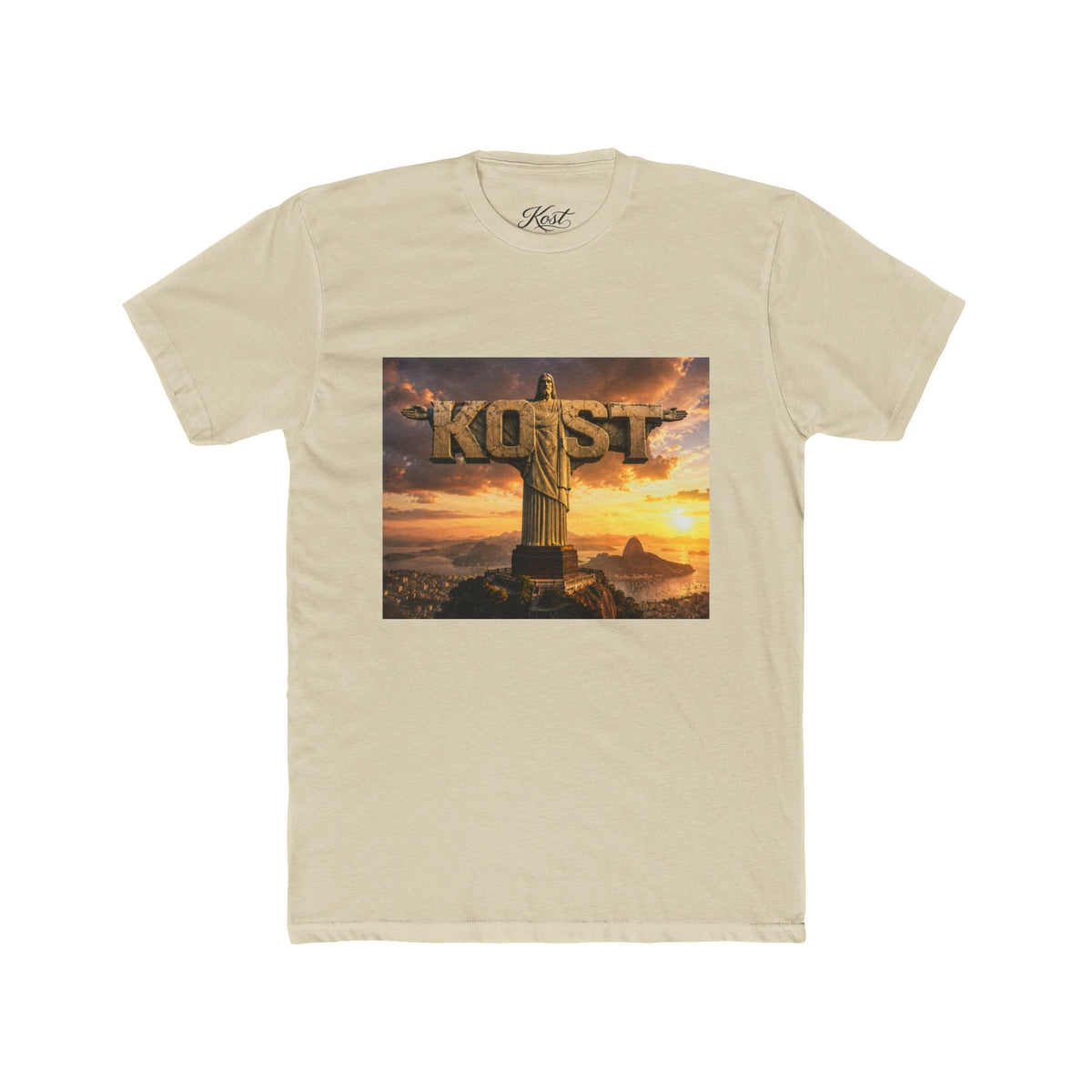 Christ the Redeemer Sunset T-Shirt – KOST Scripture Graphic Tee