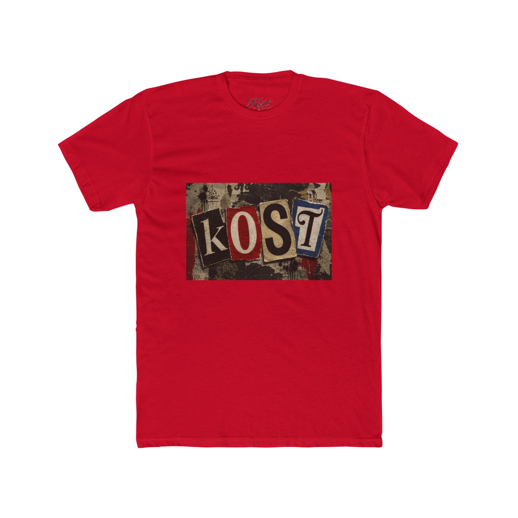 KOST Vintage Collage Tee — Retro Ransom-Style Graphic T-Shirt