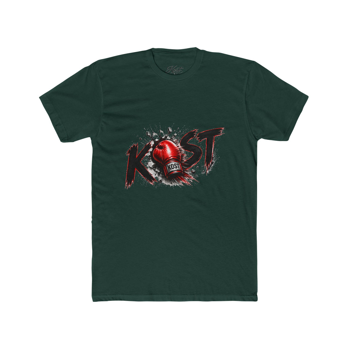 Boxing K.O. Tee — 'K.O.' Red Boxing Glove Graphic Shirt