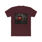 Lost Red Apple Graphic Tee — Distressed Dark Art T‑Shirt