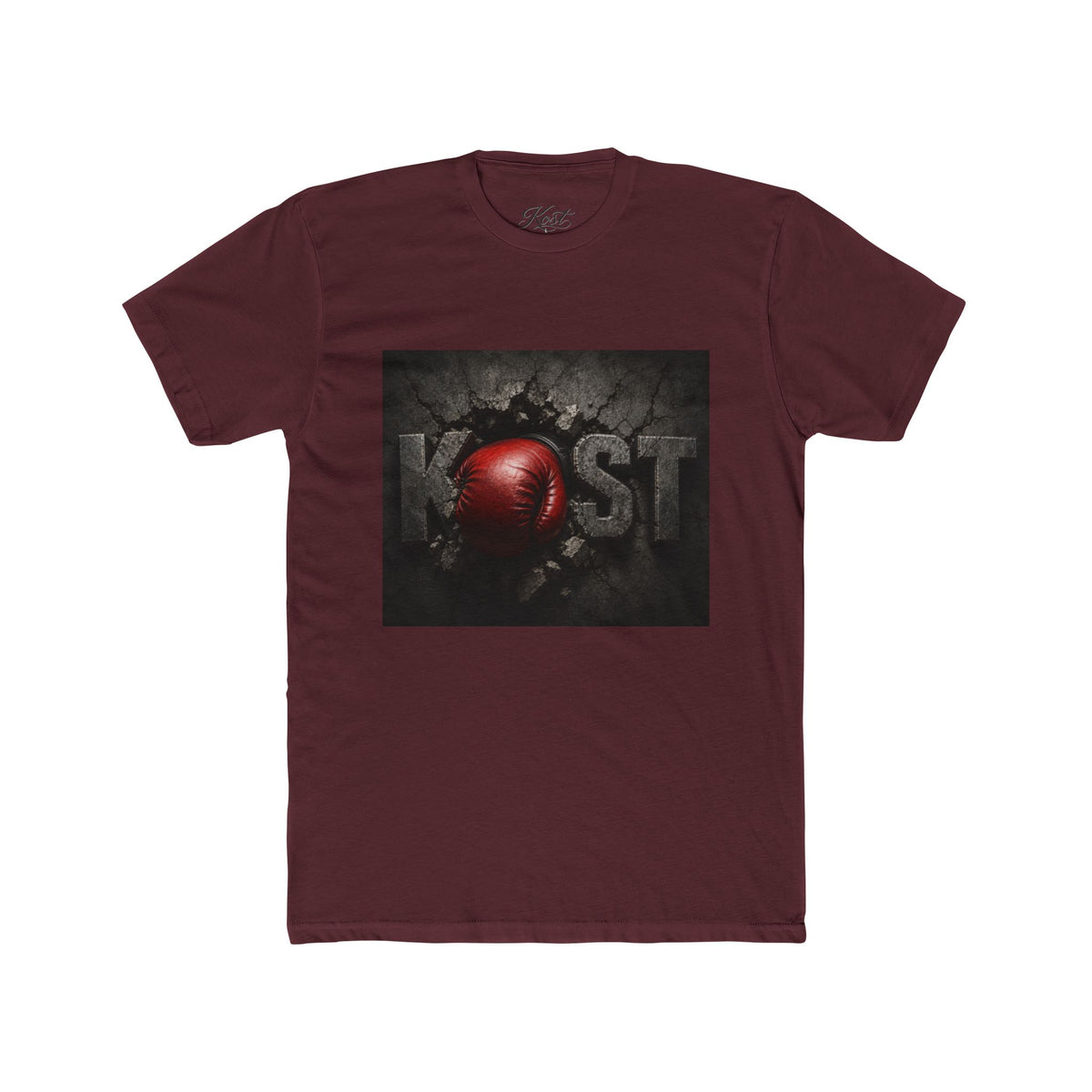 Lost Red Apple Graphic Tee — Distressed Dark Art T‑Shirt