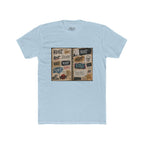 Crew Tee — Vintage Notebook Sticker Logo Collage