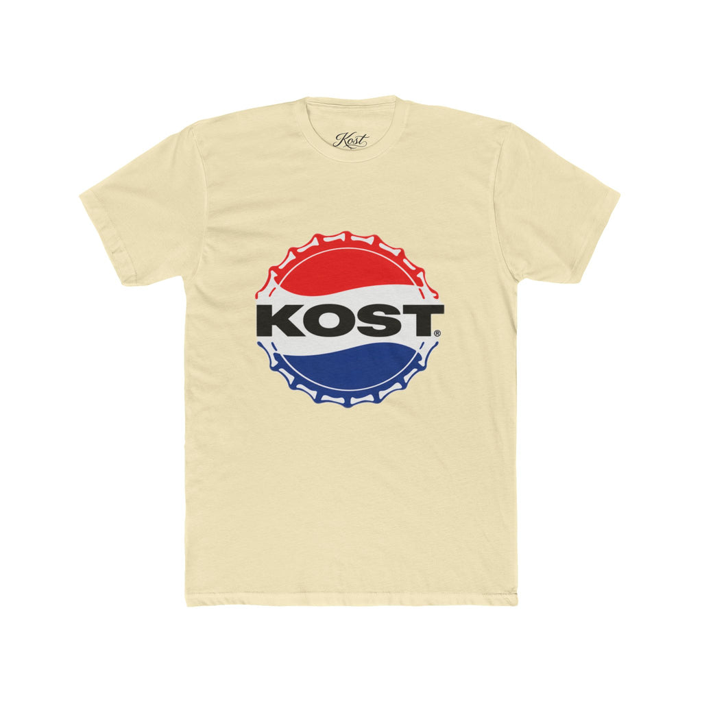 KOST Retro Bottle Cap Tee — Red, White & Blue Logo T-Shirt