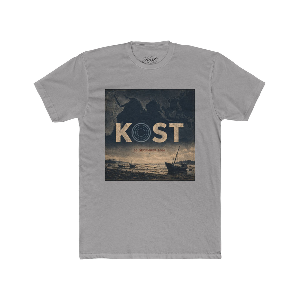 Kost Vintage Coastal Tee – Nautical Sunset Graphic T-Shirt