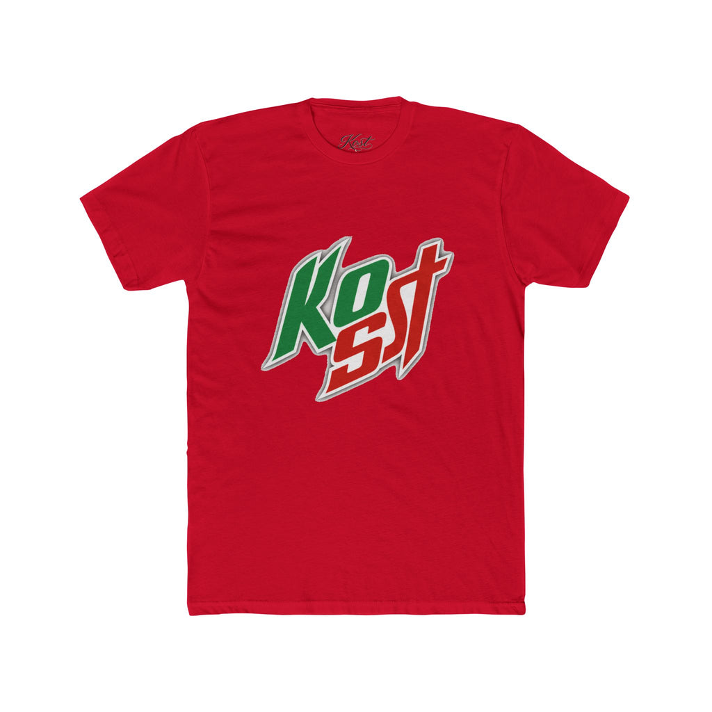 Kost Logo Tee — Retro Green & Red Graphic T-Shirt