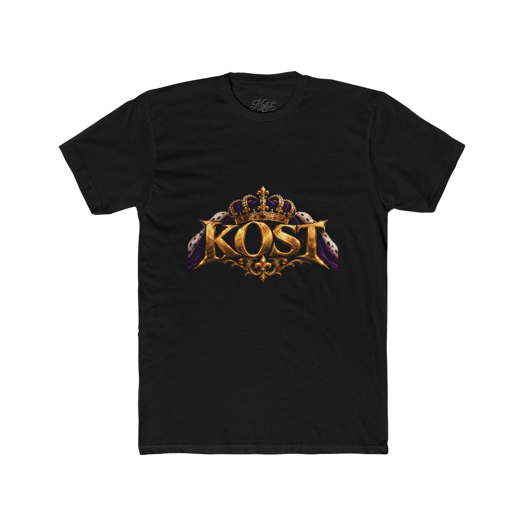 KOST Crown Logo T‑Shirt — Vintage Gold Crest Graphic Tee