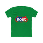 Kost Logo Tee — Retro Red & Blue Graphic T-Shirt