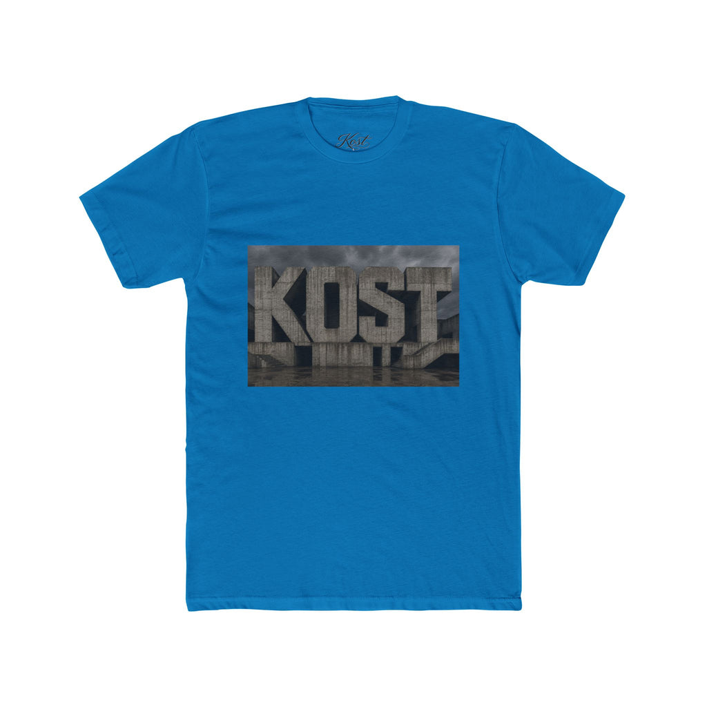 KOST Concrete Wall Graphic Tee — Urban Industrial Streetwear T-Shirt