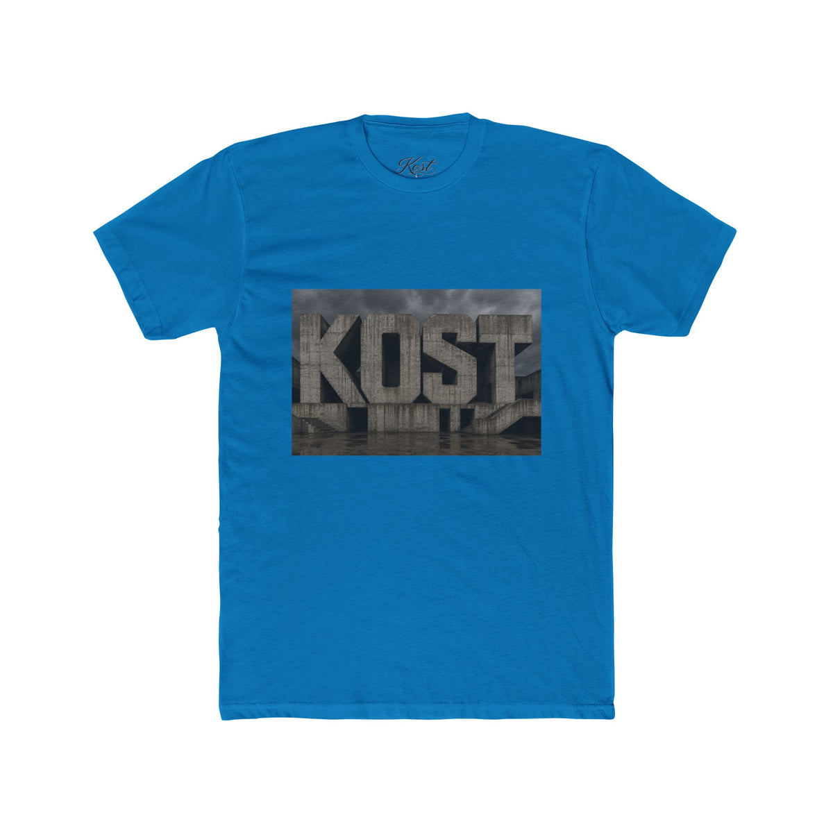 KOST Concrete Wall Graphic Tee — Urban Industrial Streetwear T-Shirt