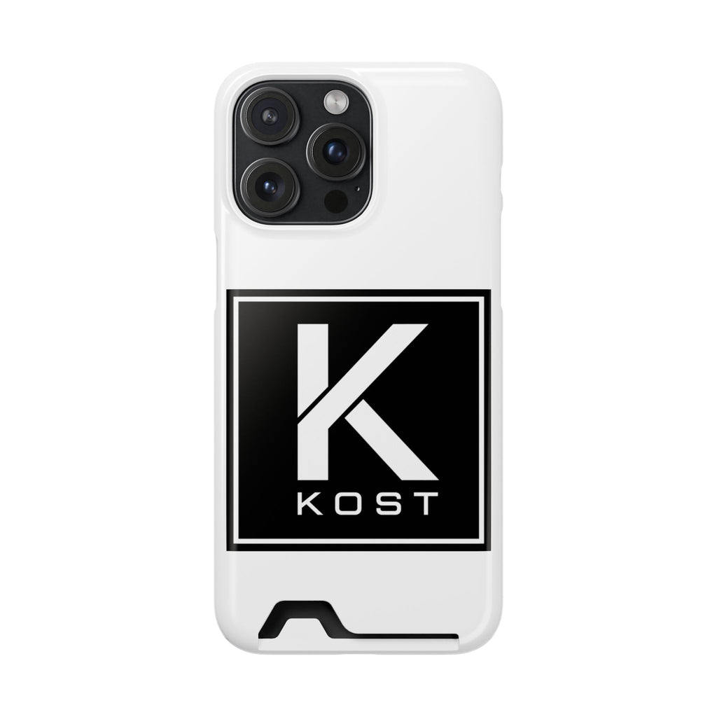 KOST Logo Phone Case with Card Holder