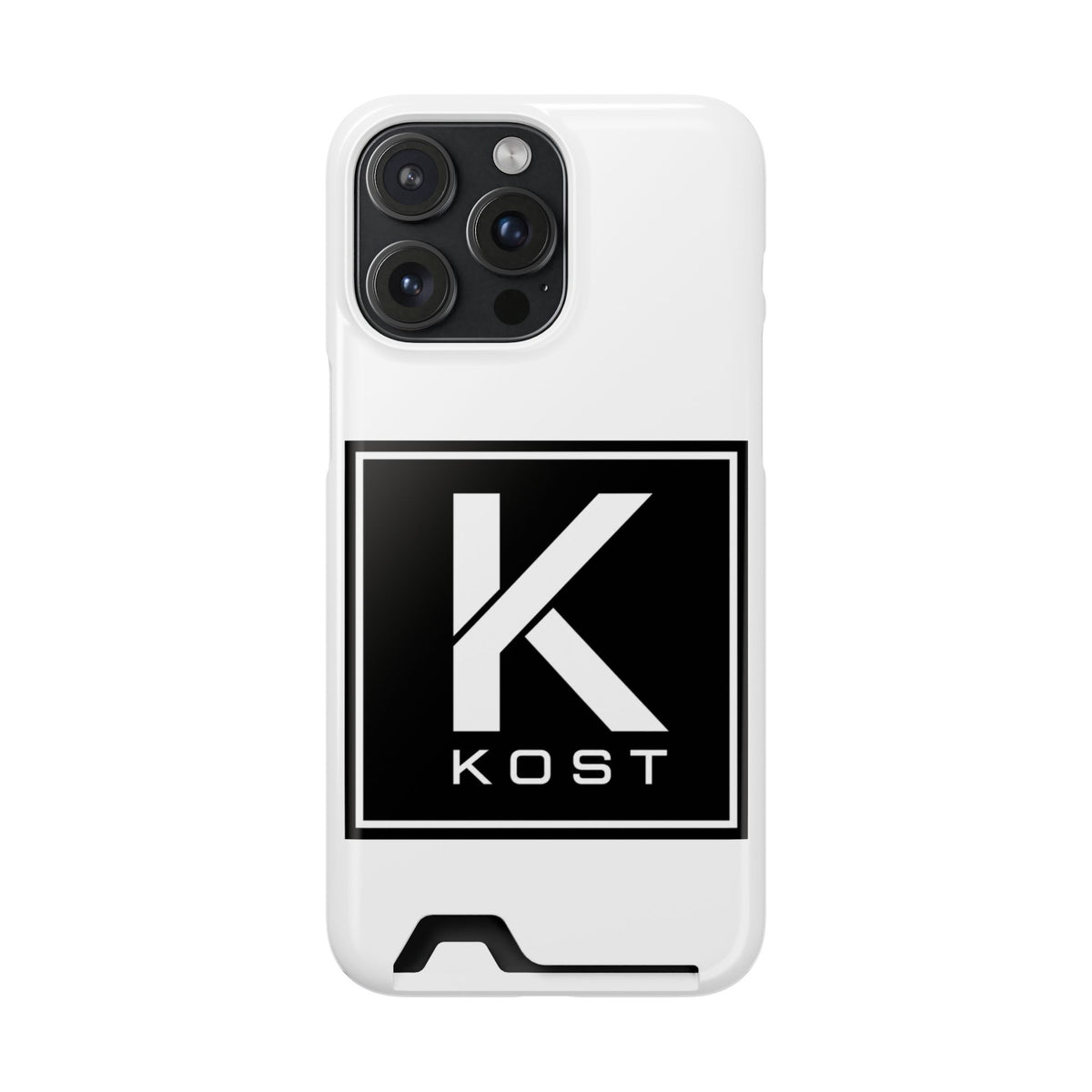 KOST Logo Phone Case with Card Holder