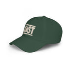 KOST Vintage Logo Baseball Cap — Distressed Red Low Profile Hat