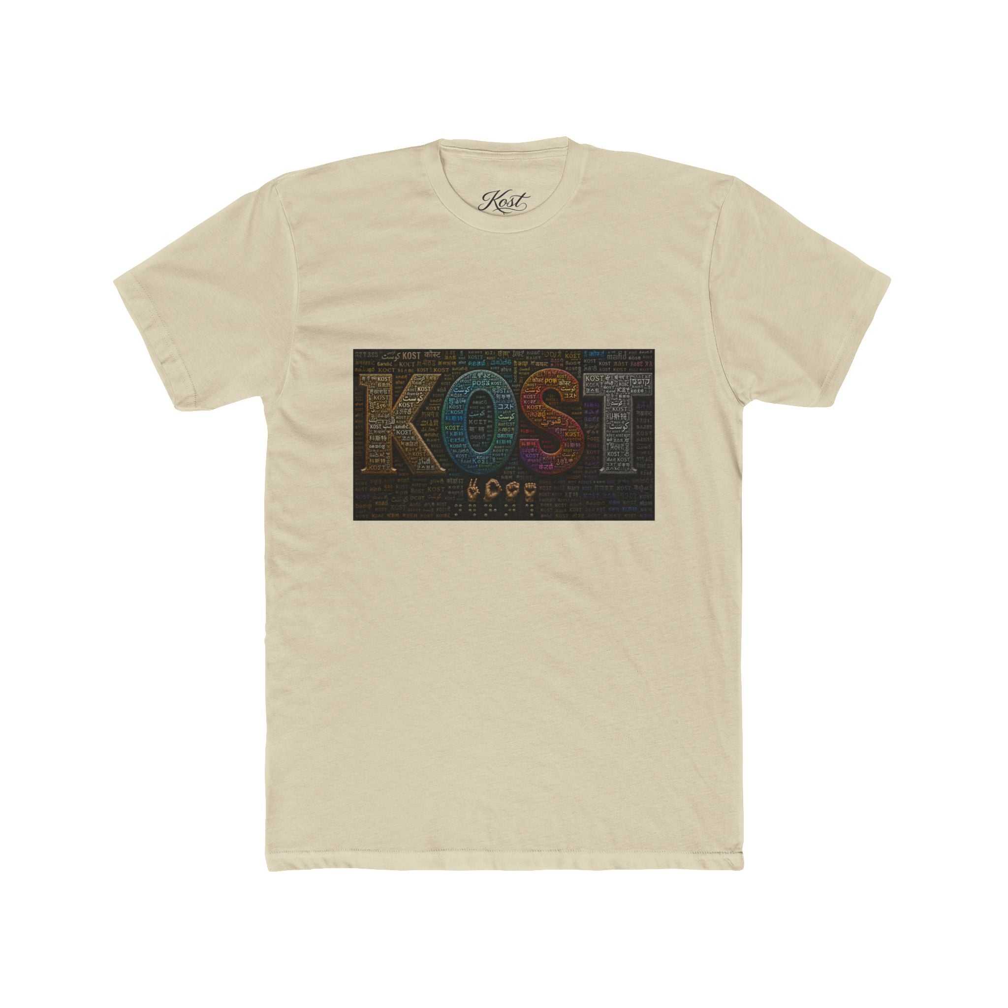 KOST Retro Block Logo Tee — Vintage-Style Graphic Cotton T-Shirt