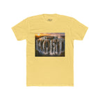 Coast Waterfall Graphic Tee — Scenic Sunset Nature T-Shirt