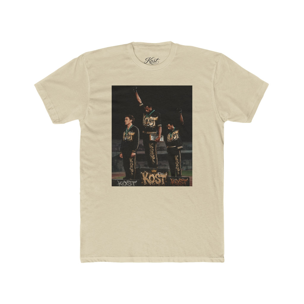 Vintage Band Photo Tee — KOST Crew Portrait Graphic T-Shirt