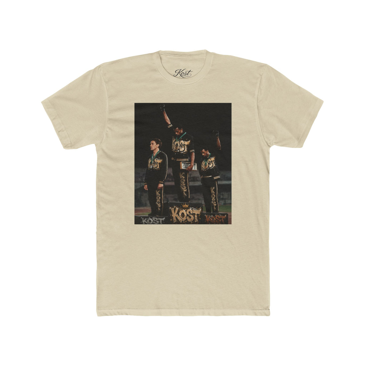 Vintage Band Photo Tee — KOST Crew Portrait Graphic T-Shirt