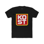 Vintage Retro Logo Tee — "KOST" Bold Square Graphic T-Shirt