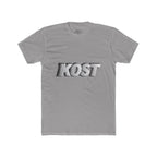 KOST 3D Metallic Logo Tee — White Graphic Crewneck T-Shirt