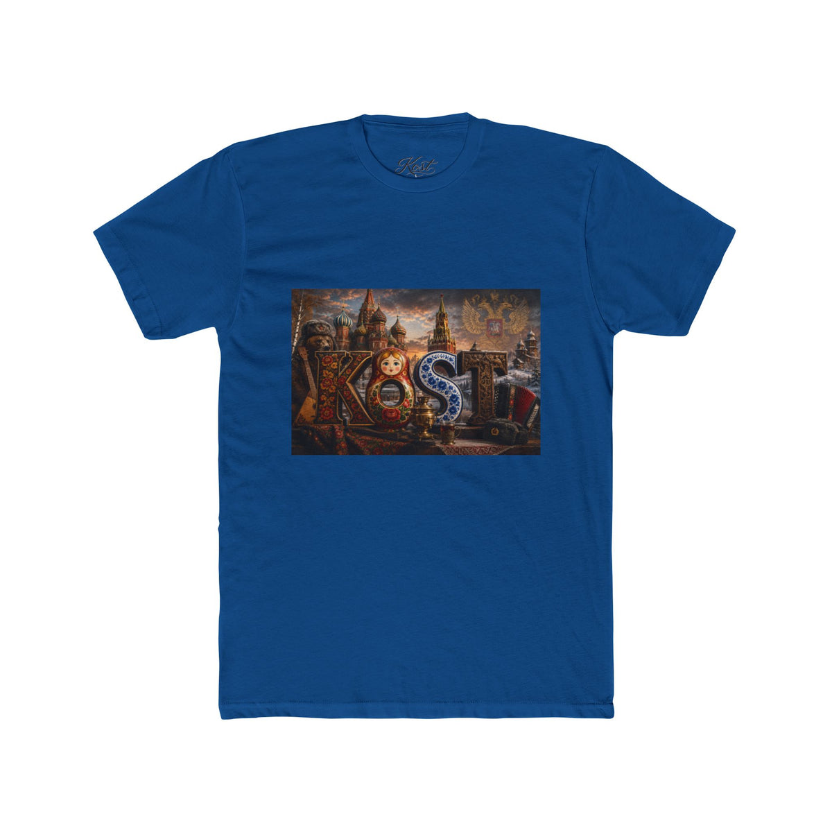 Urban Fantasy KOST Graphic Tee — Gothic Cityscape Lettering T-Shirt