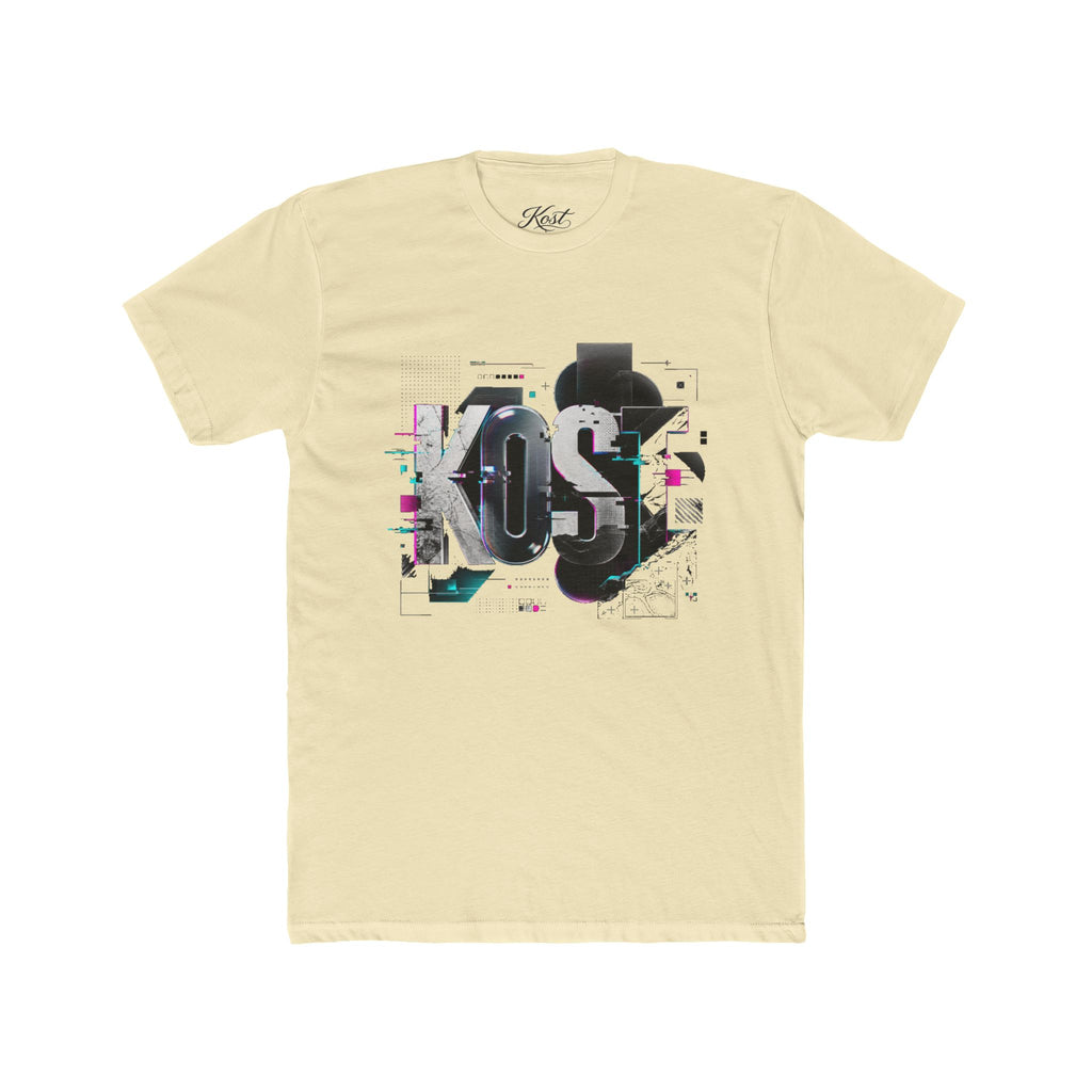 KOSÉ Graphic Tee — Glitch Typography Crew Shirt