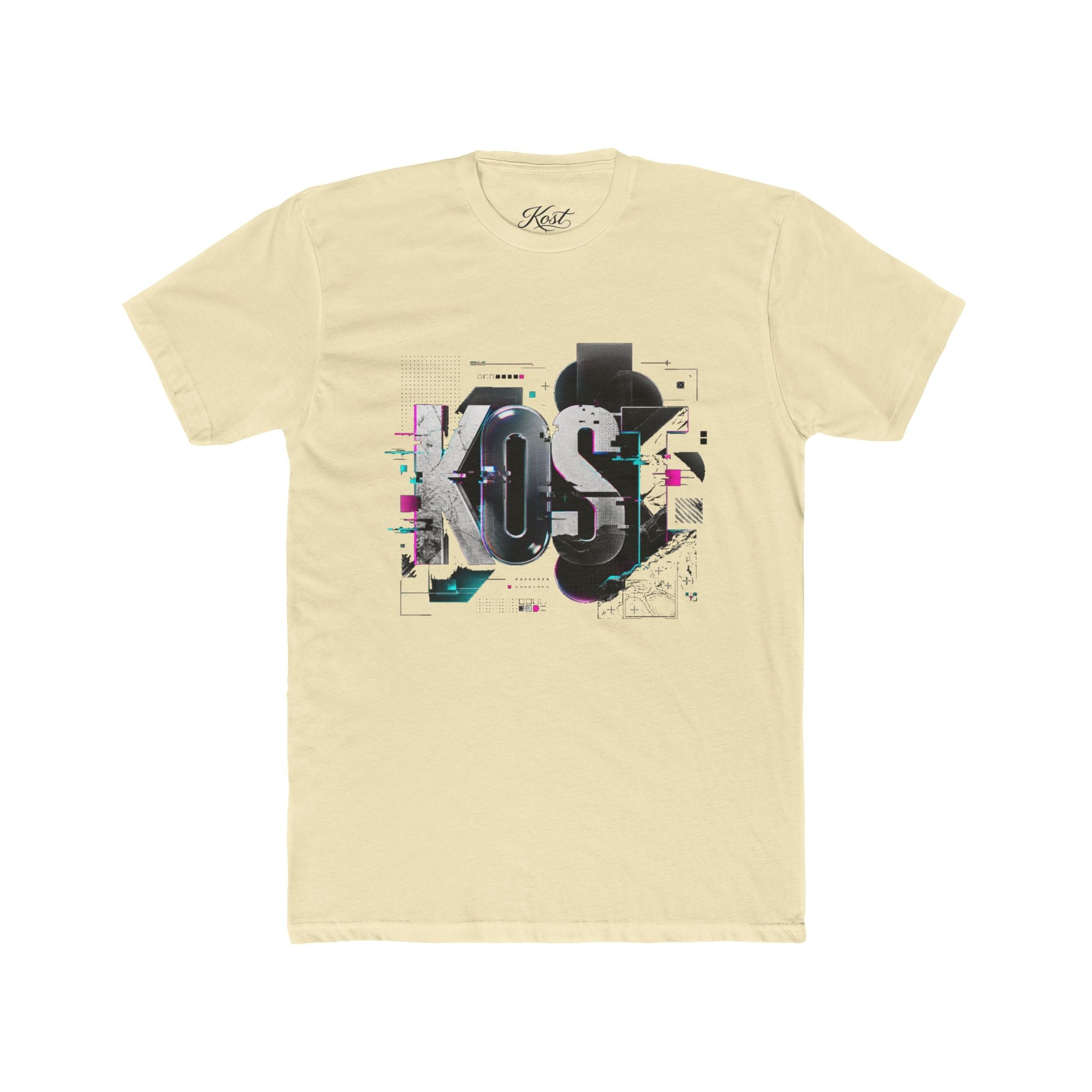 KOSÉ Graphic Tee — Glitch Typography Crew Shirt