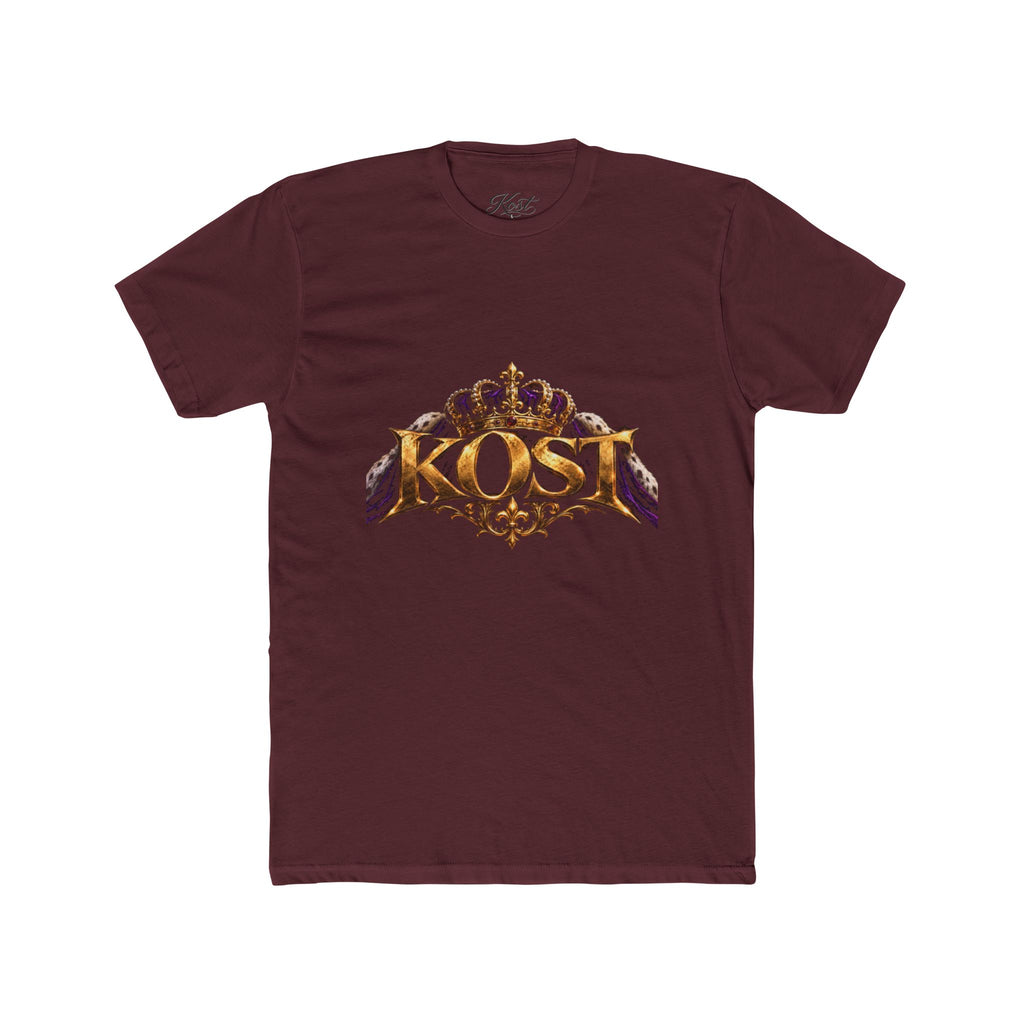 KOST Crown Logo T‑Shirt — Vintage Gold Crest Graphic Tee