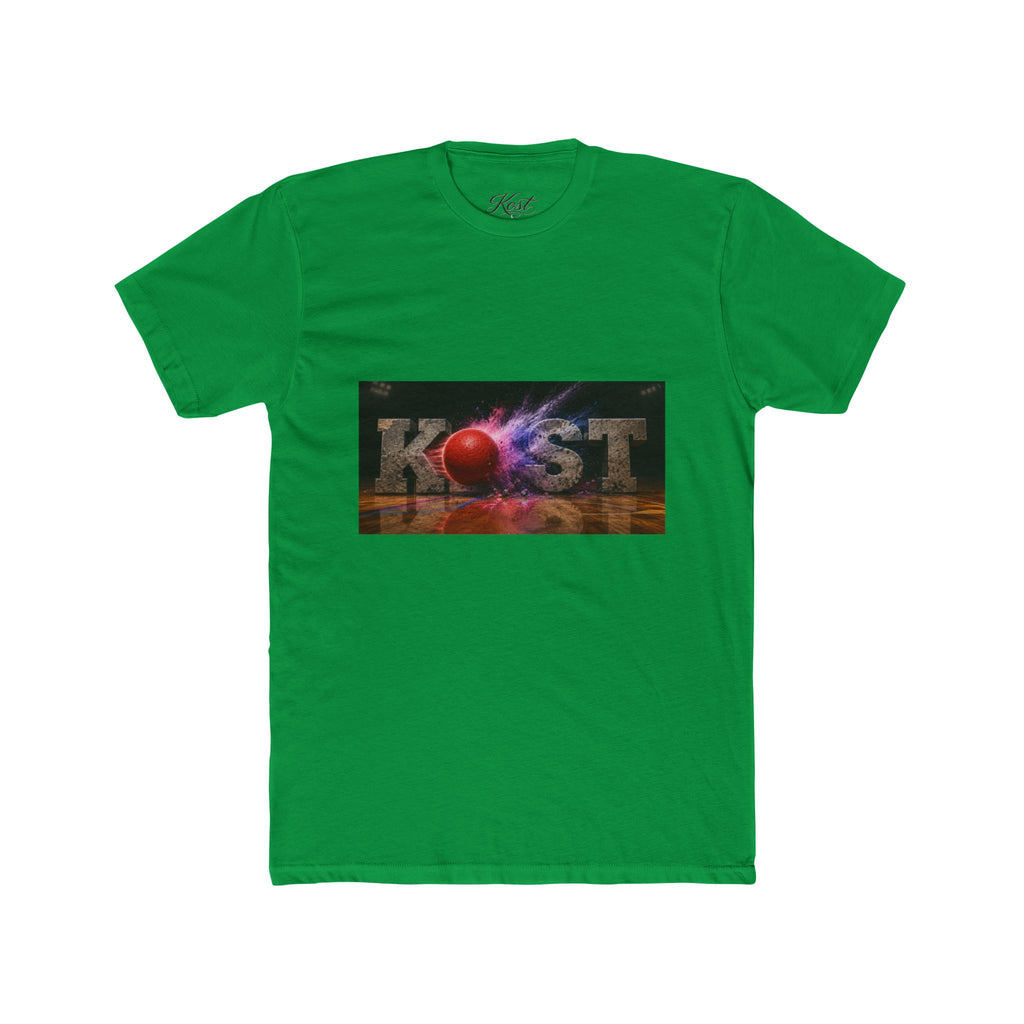 Cosmic Burst Tee — 'KOST' Retro Space Graphic T-Shirt