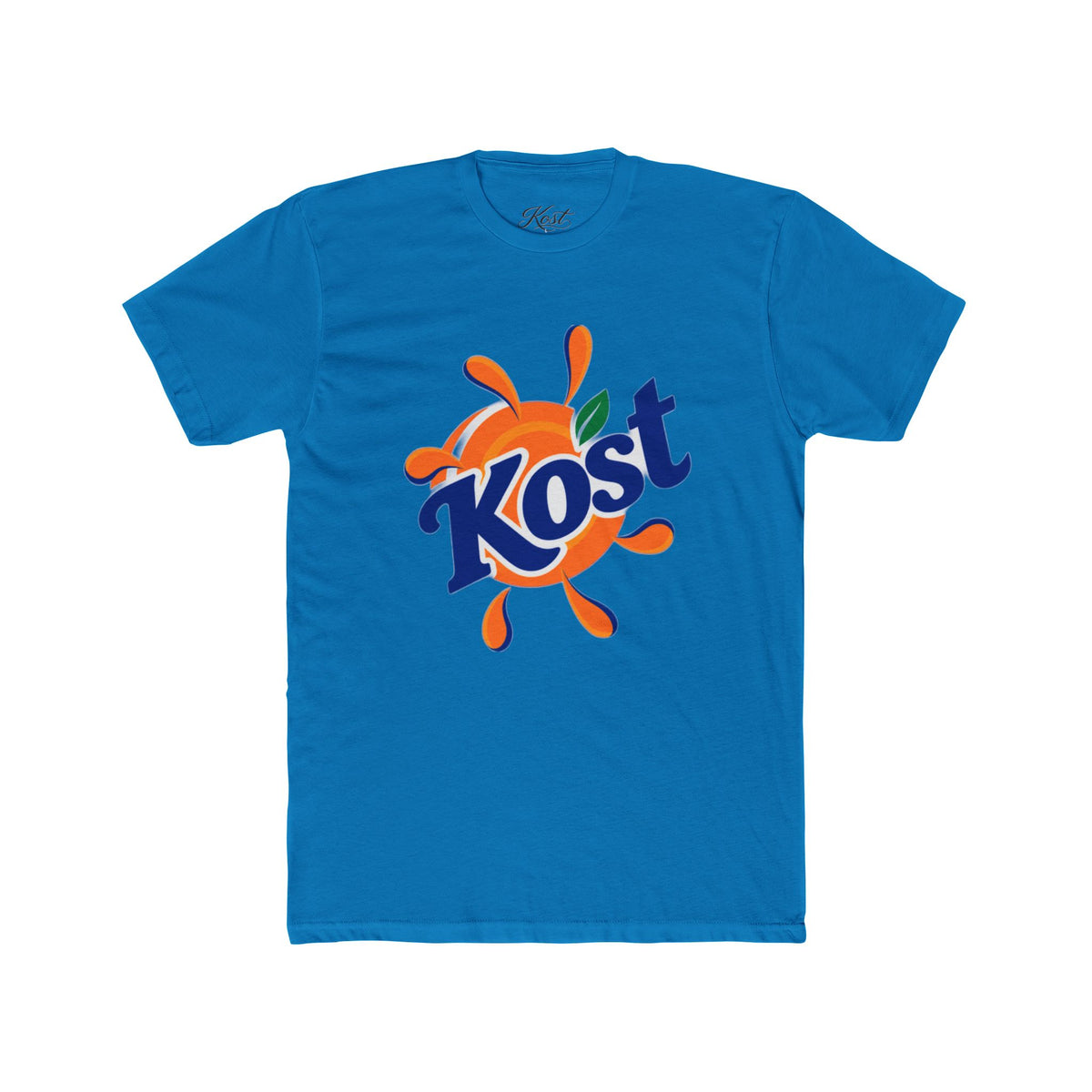 Kost Orange Splash Tee - Retro Logo Graphic T-Shirt