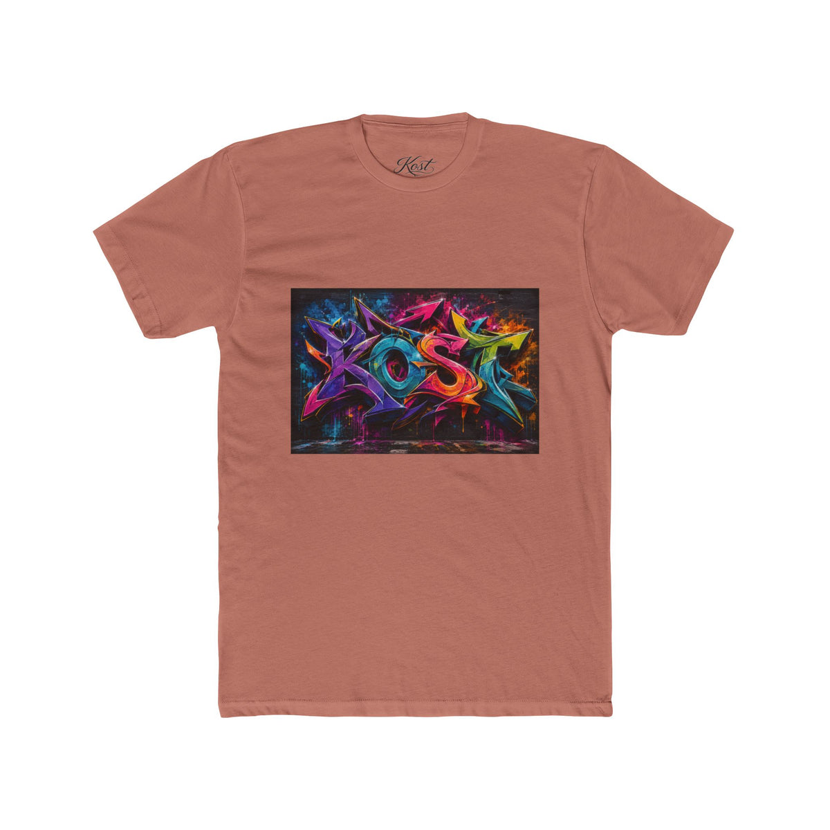 Abstract Neon Graffiti Tee
