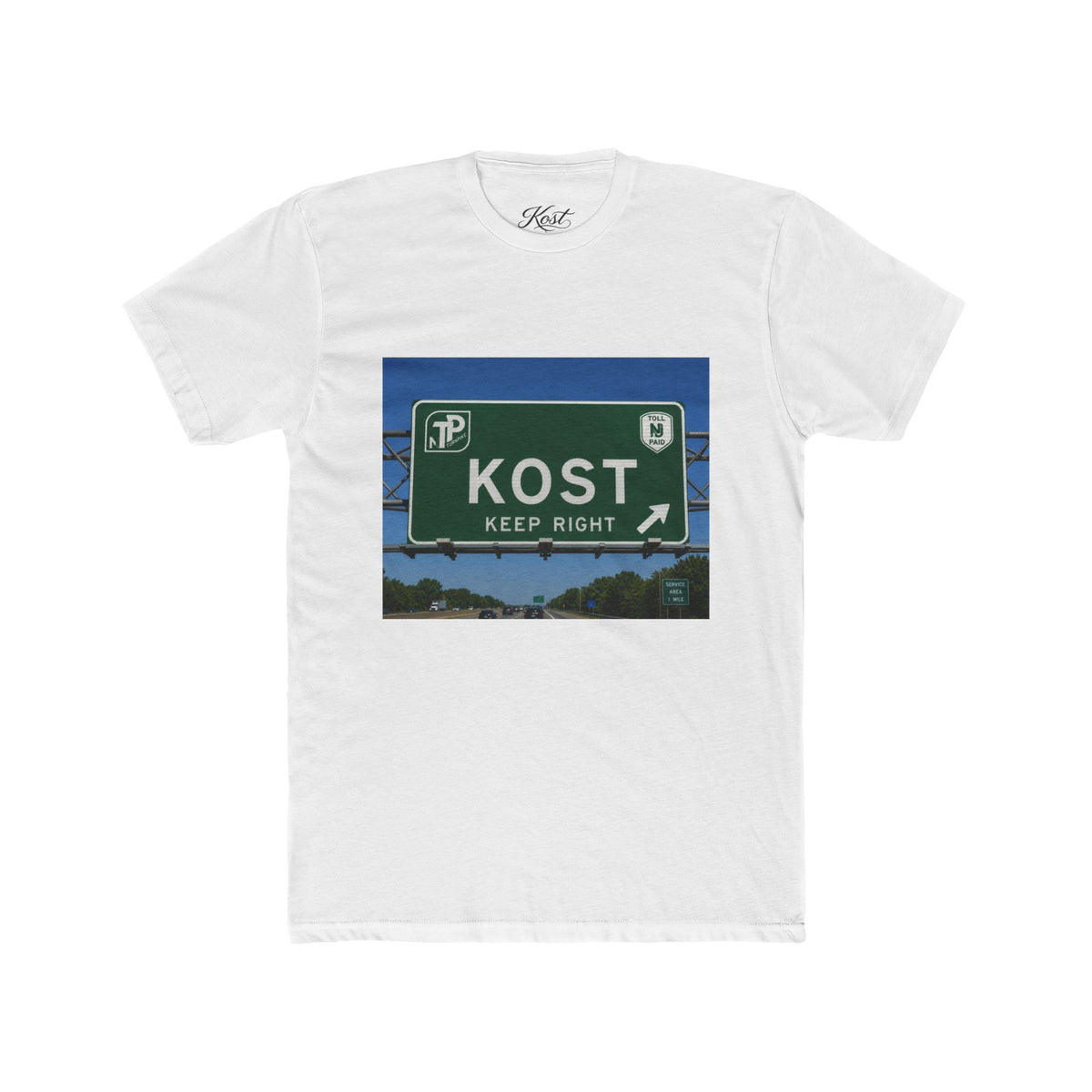 KOST Keep Right Road Sign T-Shirt
