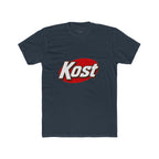 Kost Logo Tee — Retro Red Oval Graphic Cotton T‑Shirt