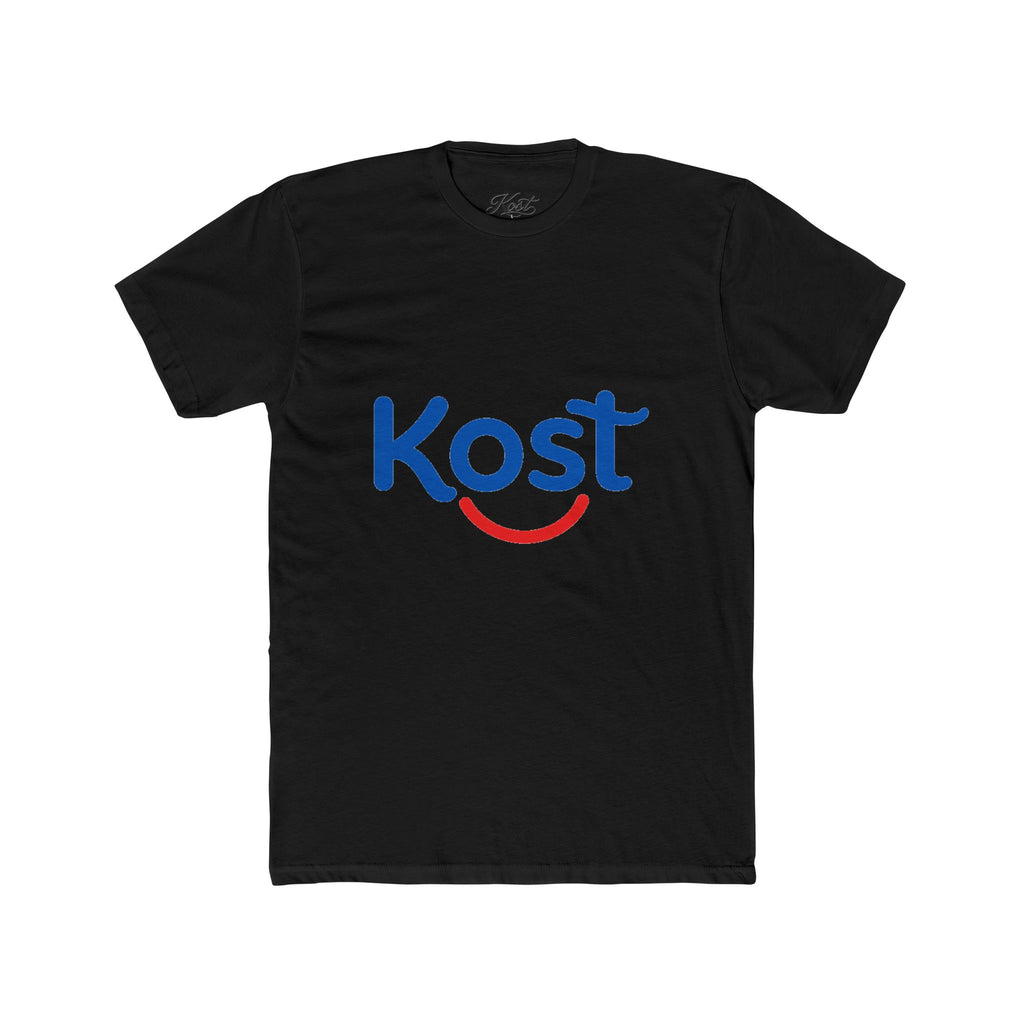 Kost Smile Logo Tee — Minimal Graphic Cotton Crew T-Shirt