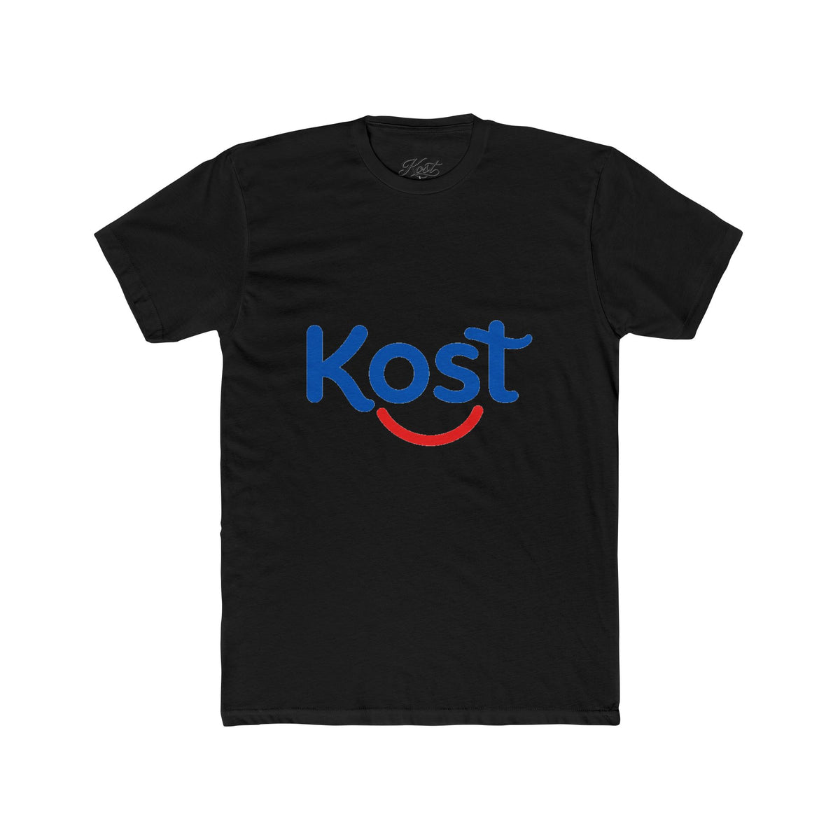 Kost Smile Logo Tee — Minimal Graphic Cotton Crew T-Shirt