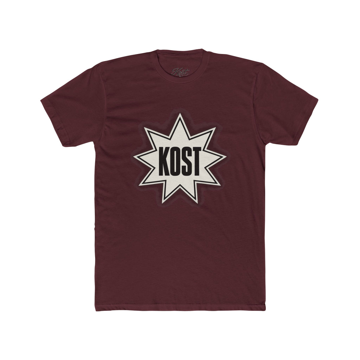 KOST Starburst Logo Tee — Vintage-Inspired Graphic Cotton T-Shirt