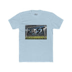 Soccer Goal Graphic Tee — “KOST” Ball in Net Cotton T‑Shirt
