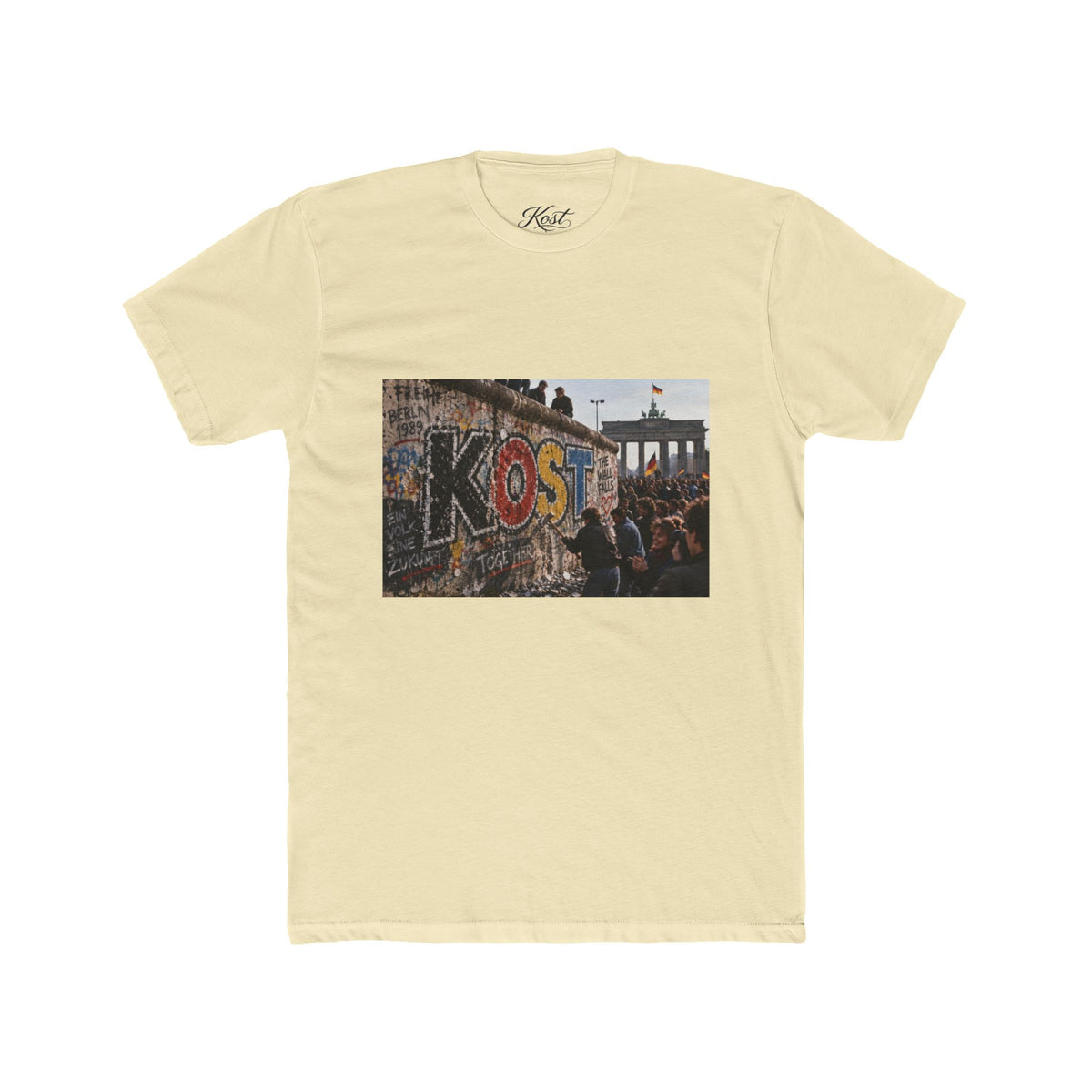 Berlin Wall Photo Tee — 'KOST' Street Art Crew Shirt