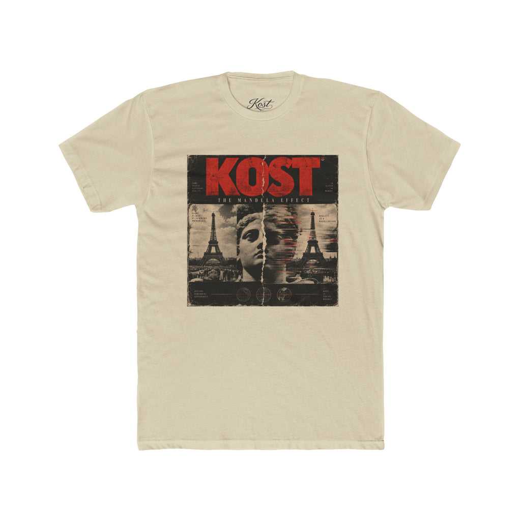 KOST Paris Collage T-Shirt — Retro JFK & Eiffel Tower Graphic Tee