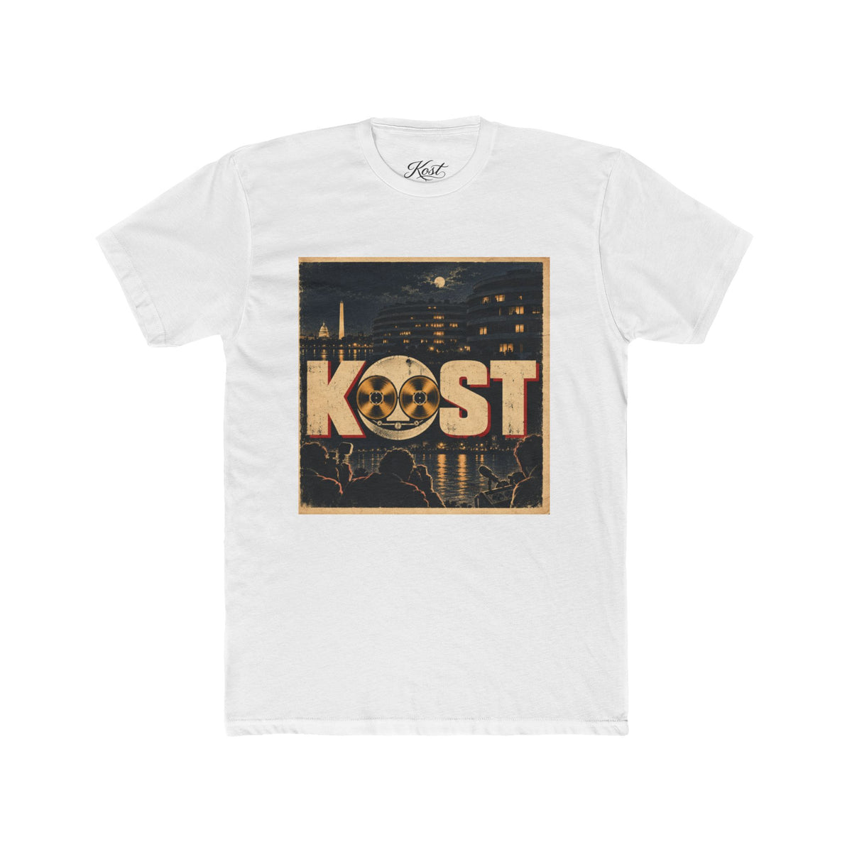 KOST Retro Cityscape T‑Shirt — Vintage Radio Logo Tee