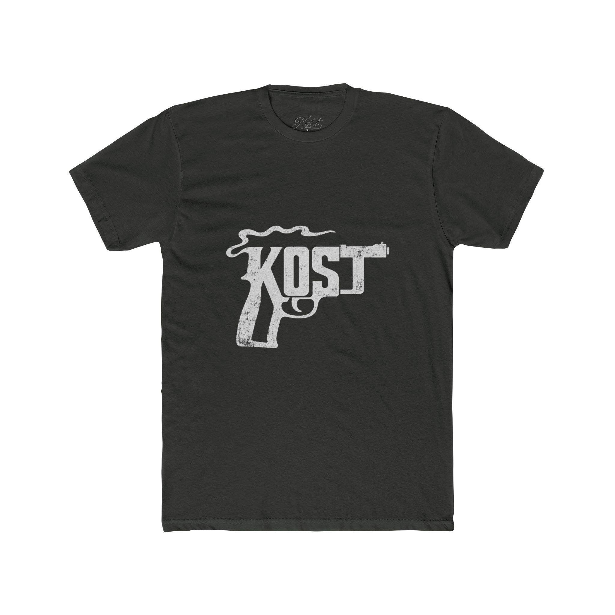 Kost Revolver Graphic Tee — Vintage Gun Logo T-Shirt