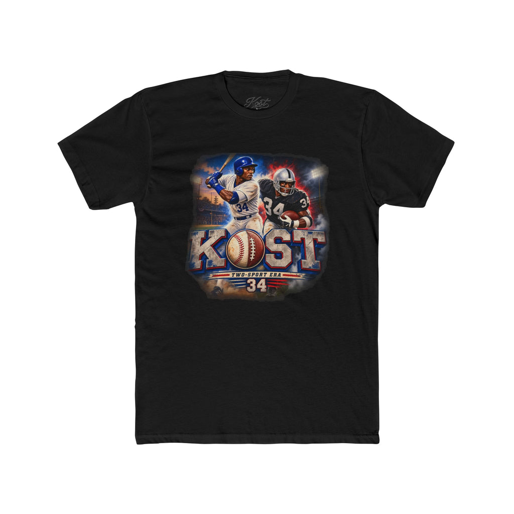 Kost Vintage Baseball & Football Collage Tee