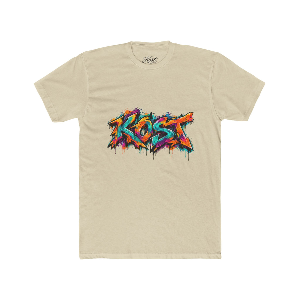 Graffiti 'Kost' Crew T-Shirt — Colorful Street Art Tee