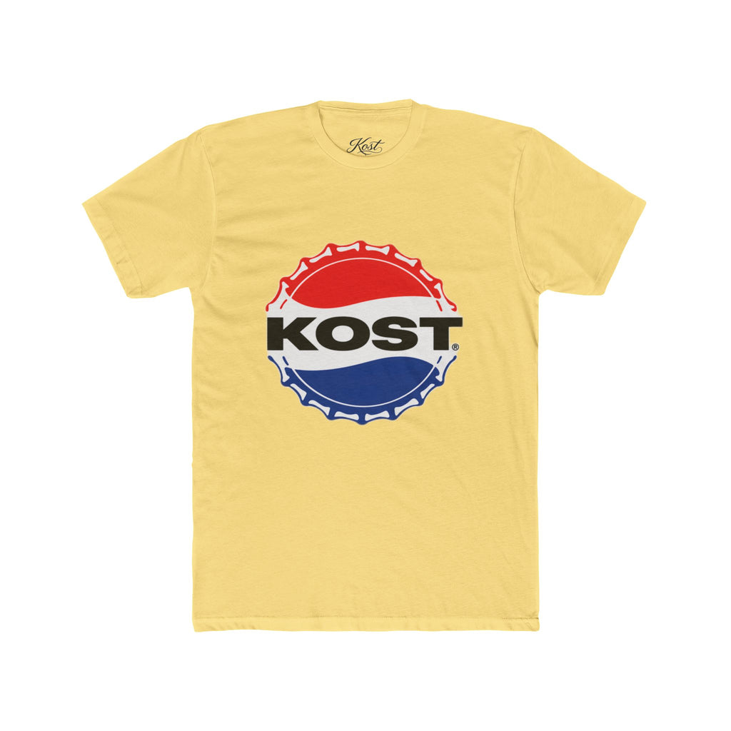 KOST Retro Bottle Cap Tee — Red, White & Blue Logo T-Shirt
