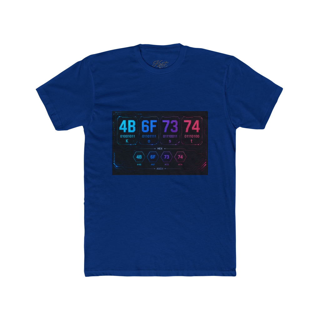 4B 6F 73 74 74 Binary Code Graphic T-Shirt
