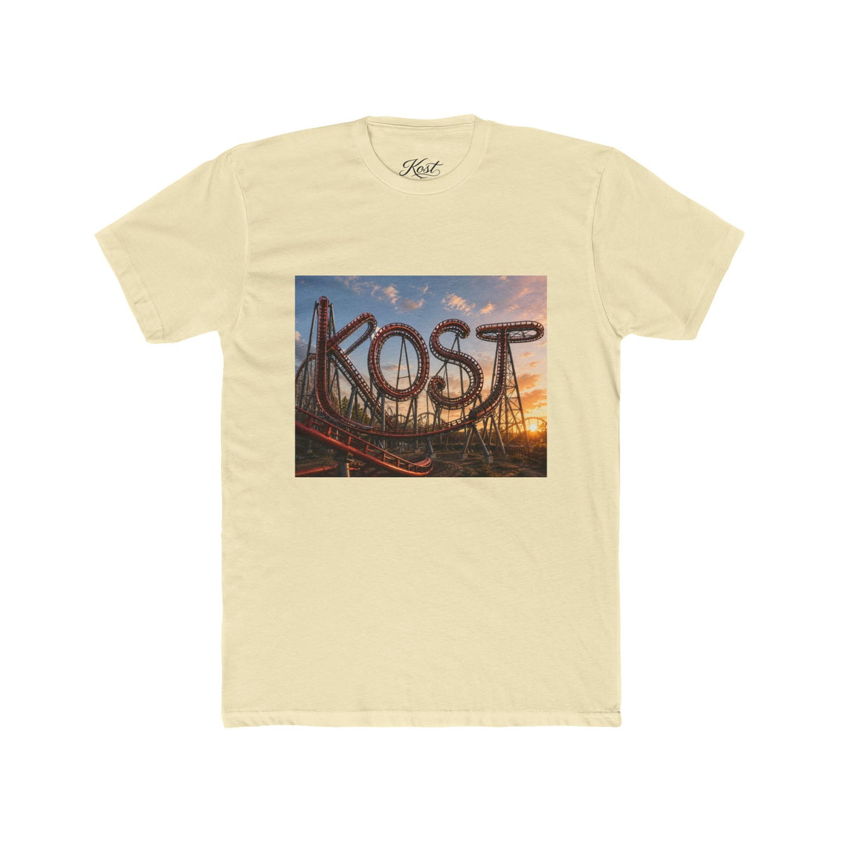 KOST Roller Coaster Graphic Tee — Sunset Amusement Park T-Shirt