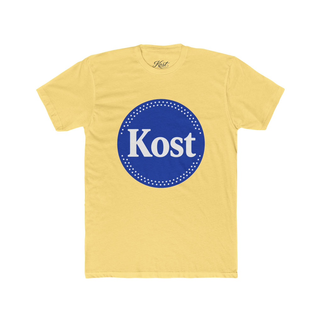 Kost Logo Tee — Vintage Blue Circle Graphic T‑Shirt