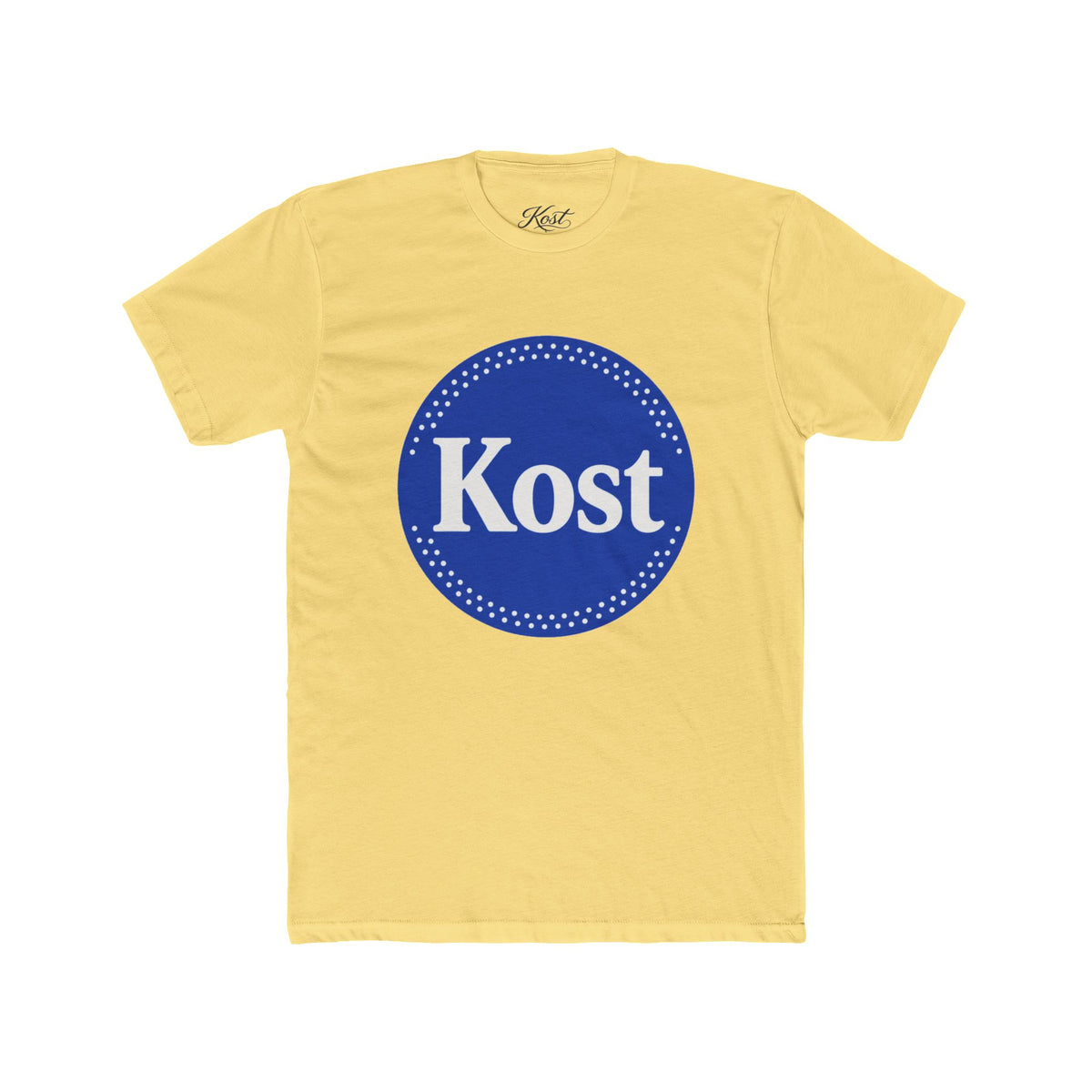 Kost Logo Tee — Vintage Blue Circle Graphic T‑Shirt