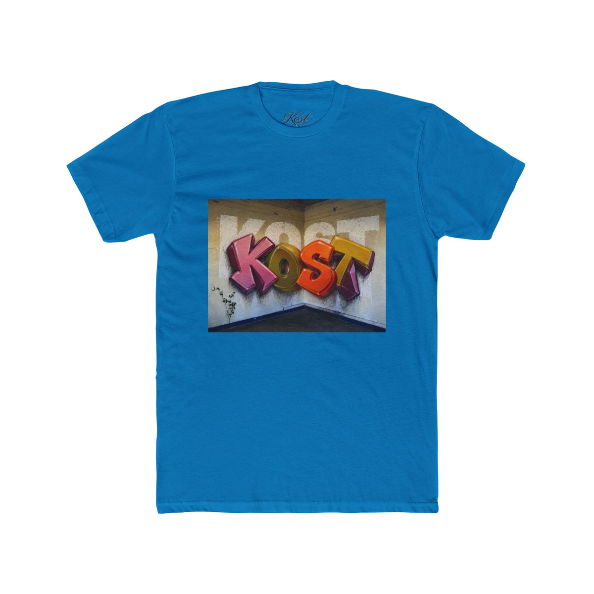 Graffiti "KOST" Street Art T‑Shirt — Bold Urban Lettering Tee
