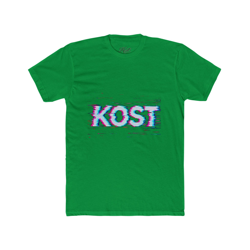 KOST Glitch Graphic Tee — Retro Vaporwave Logo T-Shirt